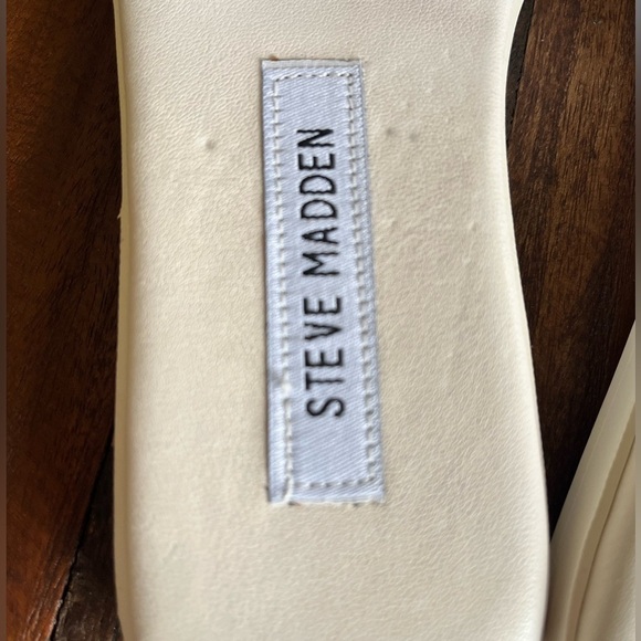 Steve Madden Laverne Leather Studded Slide Sandals - Picture 7 of 10